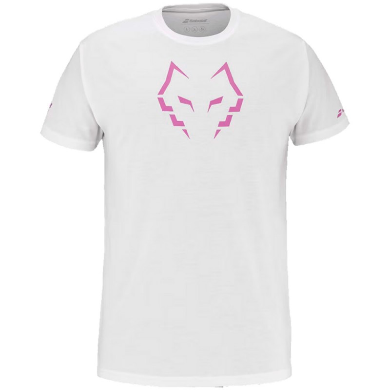 Maglietta Babolat Cotton Tee Lebrón Bianca Maglietta Babolat Cotton Tee Lebrón Bianca