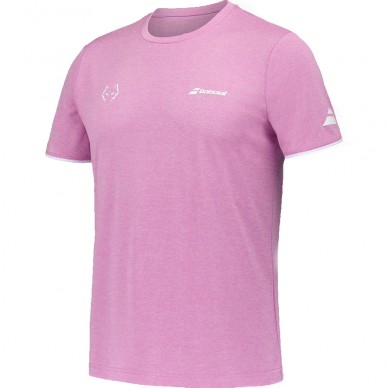 Maglietta Babolat Crew Neck Tee Lebrón Rosa