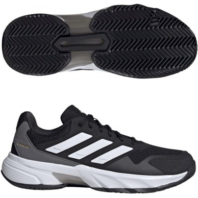 Scarpe Adidas Courtjam Control M Clay Black 2025