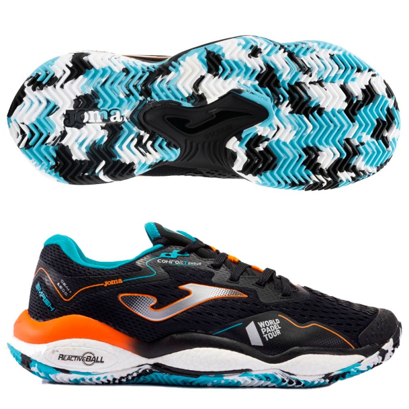 Scarpe Joma Smash 2301 black turquoise 2024