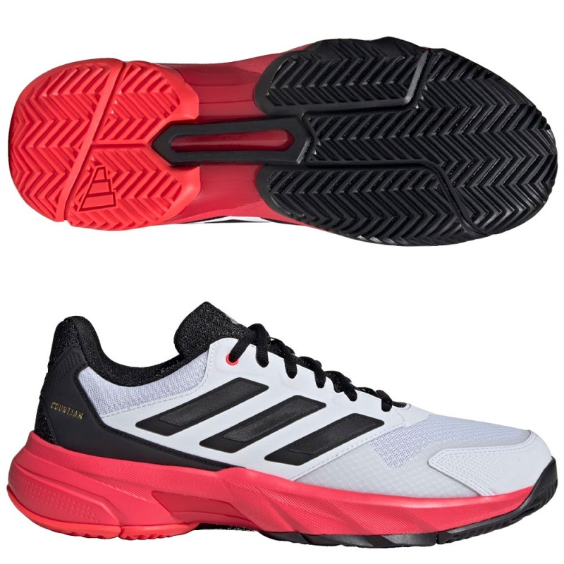 Scarpe Adidas Courtjam Control M FTWR White Lucid Red 2025 Scarpe Adidas Courtjam Control M FTWR White Lucid Red 2025
