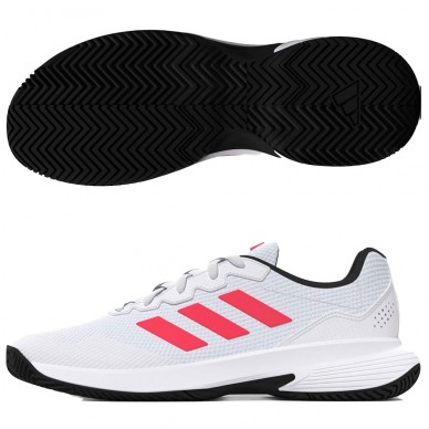 Scarpe Adidas Gamecourt 2 M FTWR White Lucid Red 2025