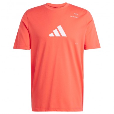 Maglietta Adidas M Padel rossa