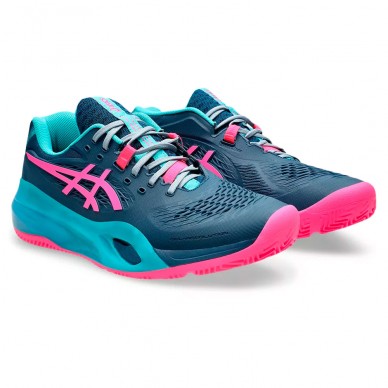 Scarpe Asics Gel Resolution X Padel mako blue hot pink 2025