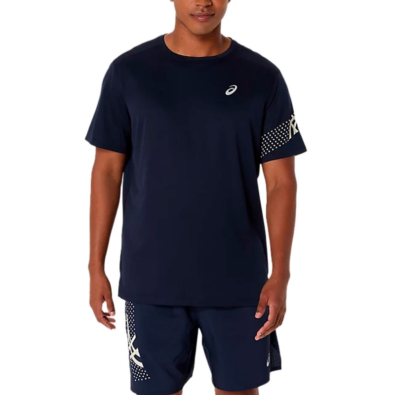 Maglietta Asics Icon SS Top blu marino Maglietta Asics Icon SS Top blu marino