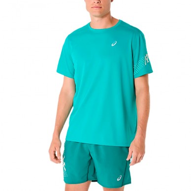 Maglietta Asics Icon SS Top turchese