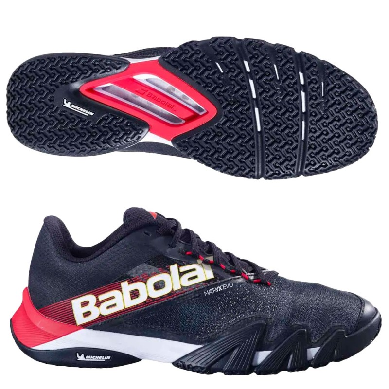 Scarpe Babolat Jet Premura 2 Men black tomato red 2025 Scarpe Babolat Jet Premura 2 Men black tomato red 2025