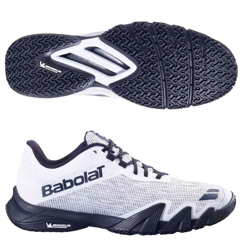 Scarpe Babolat Jet Viva Men white black 2025 Scarpe Babolat Jet Viva Men white black 2025