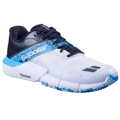 Scarpe Babolat Movea 2 Men white cyan blue 2025