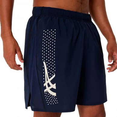 Pantaloncini Asics Icon 7In blu marino