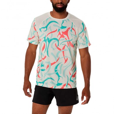 Maglietta Asics Road All Over Print multicolor
