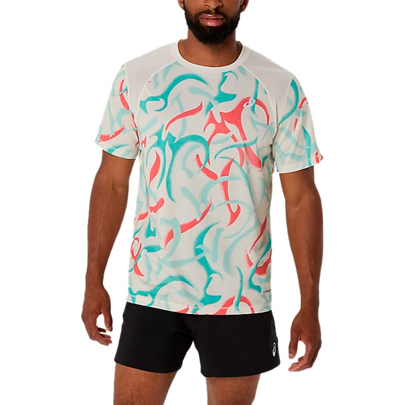 Maglietta Asics Road All Over Print multicolor Maglietta Asics Road All Over Print multicolor