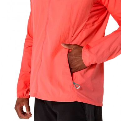 Giubbotto Asics Road Packable corallo