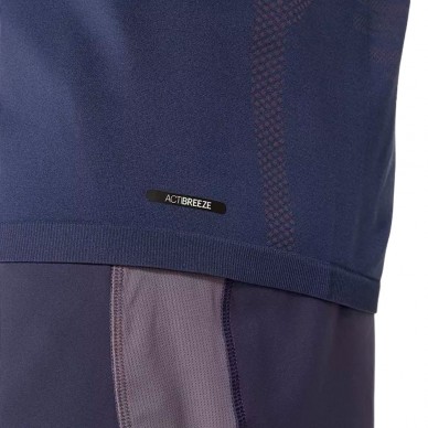 Maglietta Asics Seamless SS Top grigio blu
