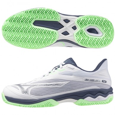 Scarpe Mizuno Wave Exceed Light CC white 2025