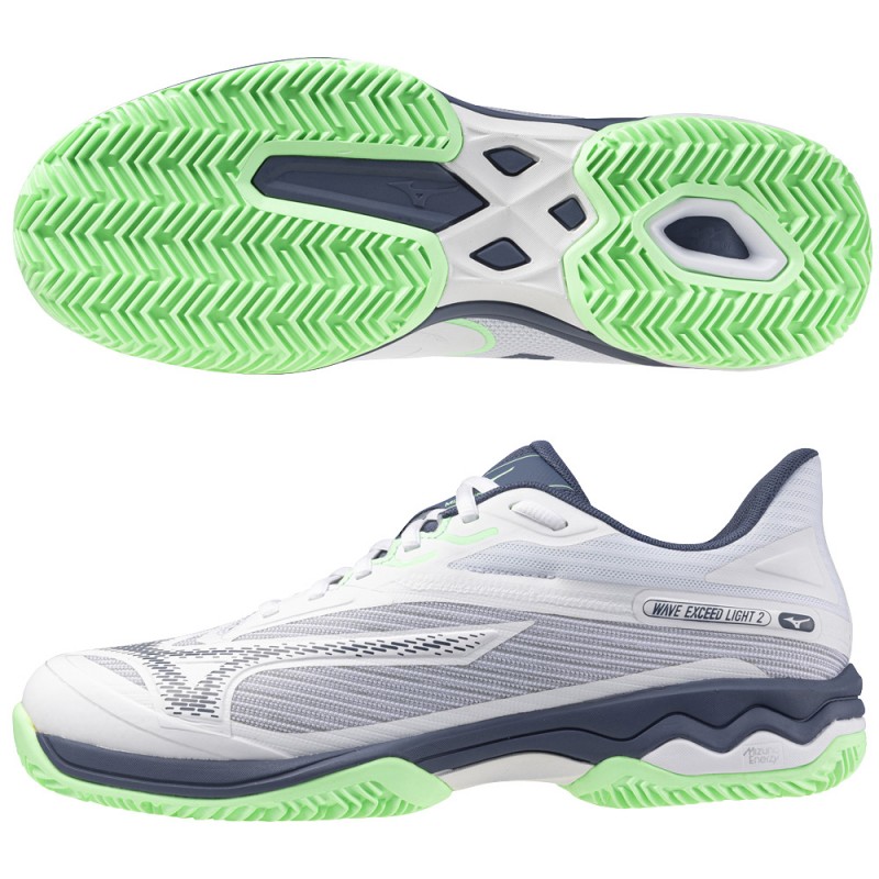 Scarpe Mizuno Wave Exceed Light CC white 2025 Scarpe Mizuno Wave Exceed Light CC white 2025