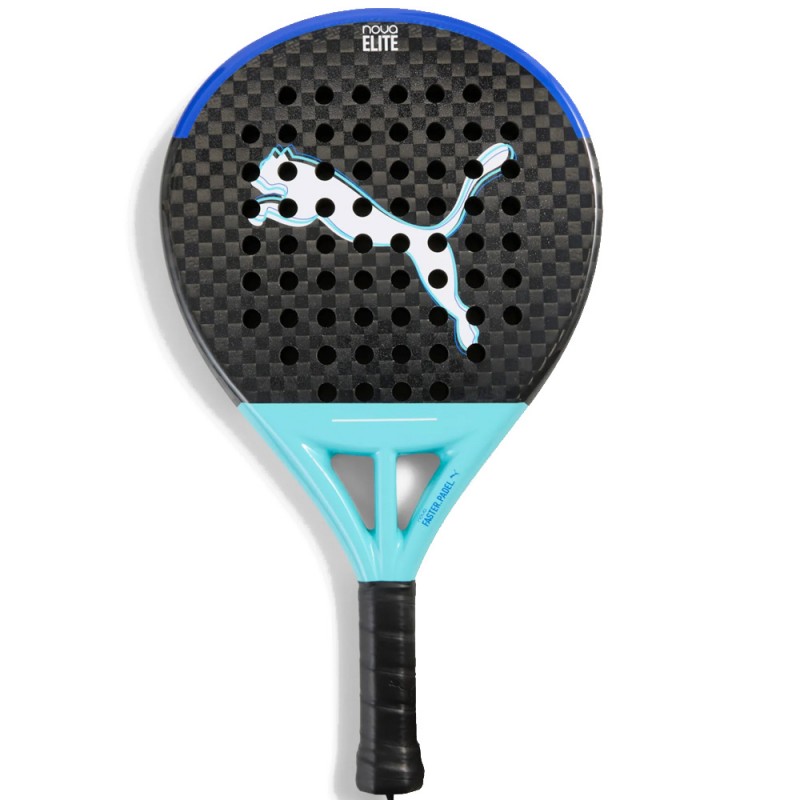 Puma Nova Padel Elite Control nero blu vivace 2025 Puma Nova Padel Elite Control nero blu vivace 2025