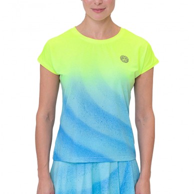 Maglietta Bidi Badu Beach Spirit Capsleeve gialla blu