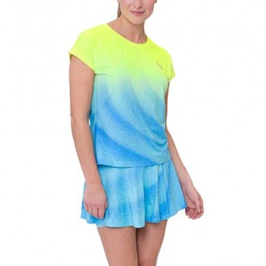 Maglietta Bidi Badu Beach Spirit Capsleeve gialla blu