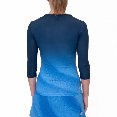 Maglietta Bidi Badu Beach Spirit V-Neck Longsleeve blu scuro