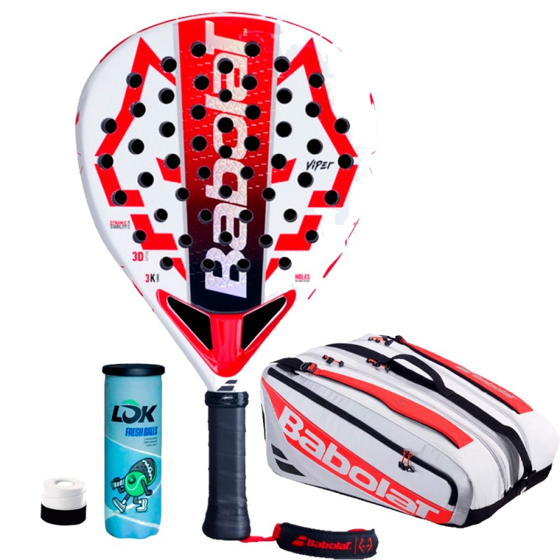 Pack Babolat Technical Viper Lebrón 2025 + Borsa da padel + Tubo Palline