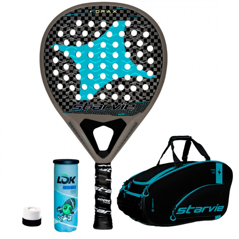 Pack Star Vie Drax 2025 + borsa da padel + Tubo Palline Pack Star Vie Drax 2025 + borsa da padel + Tubo Palline