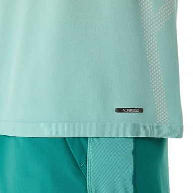 Maglietta Asics Seamless SS Top bianca verde