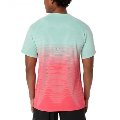 Maglietta Asics Seamless SS Top coral verde
