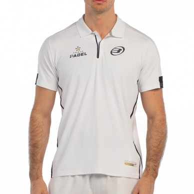 Polo Bullpadel Bogue bianco