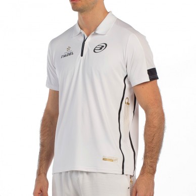 Polo Bullpadel Bogue bianco