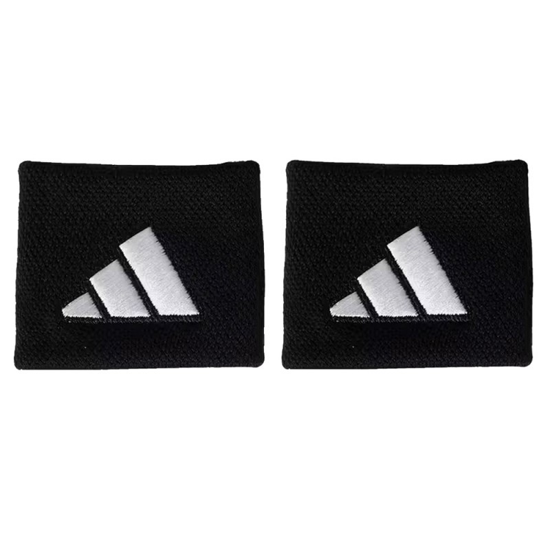 Polsini Adidas S neri con logo bianco Polsini Adidas S neri con logo bianco