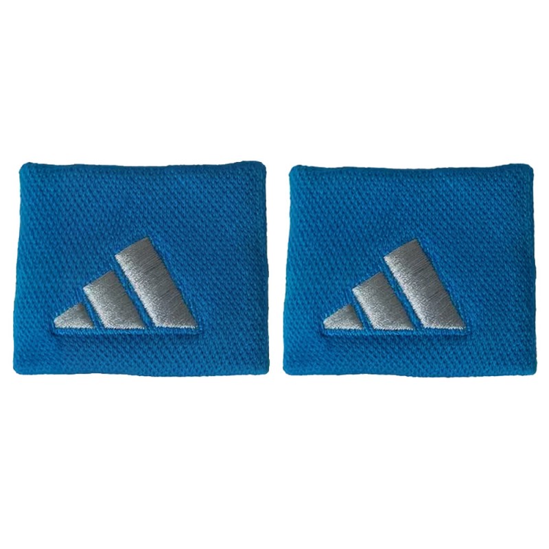 Polsini Adidas S blu con logo grigio Polsini Adidas S blu con logo grigio