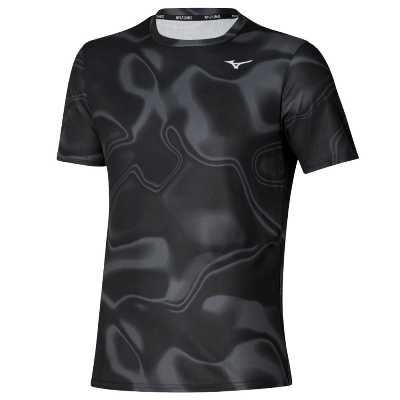 Maglietta Mizuno Core Graphic Tee nera