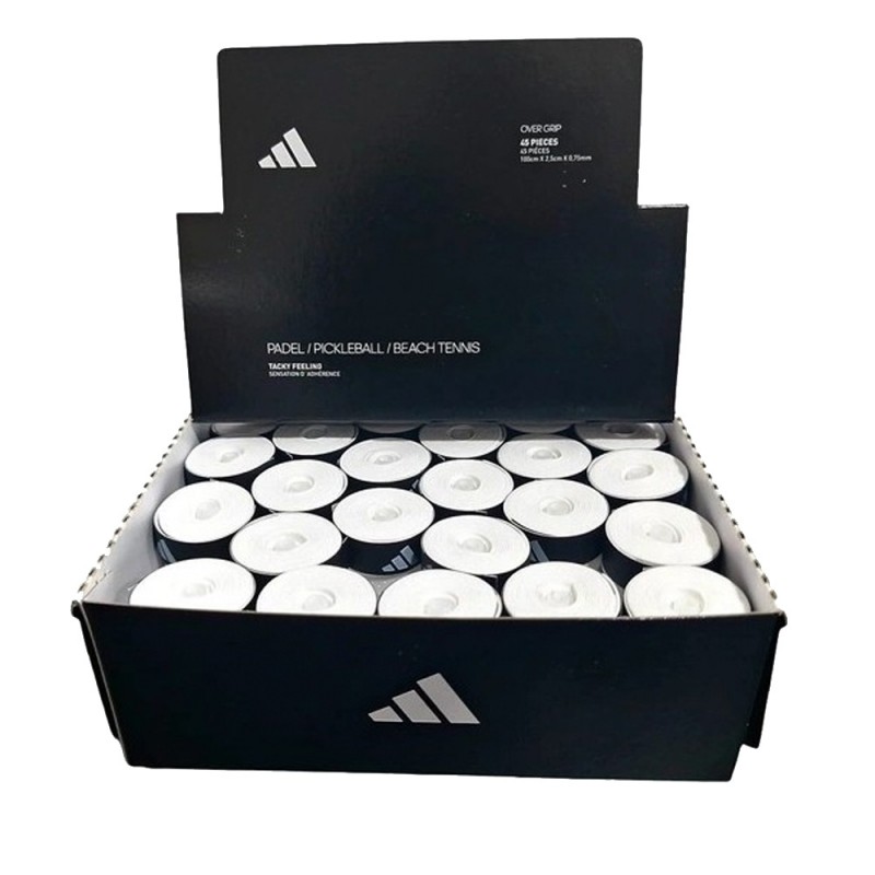 Cube Overgrip Adidas Tacky 45 unità bianco microforato Cube Overgrip Adidas Tacky 45 unità bianco microforato