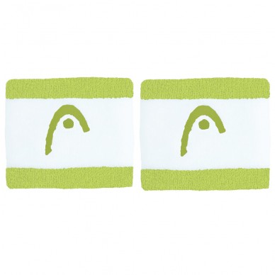 Polsini Head Striped 2.5 lime bianche