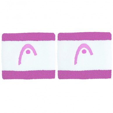 Polsini Head Striped 2.5 rosa bianche