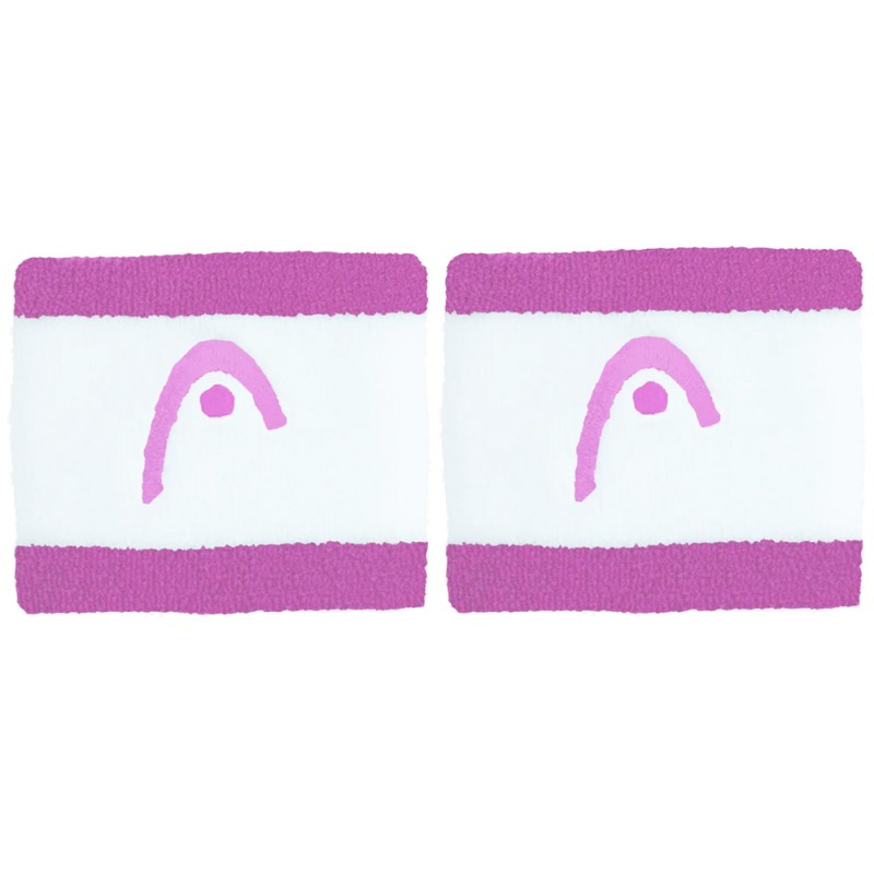 Polsini Head Striped 2.5 rosa bianche