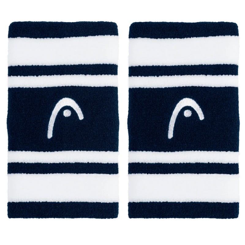 Polsini Head Striped 5 blu bianche Polsini Head Striped 5 blu bianche