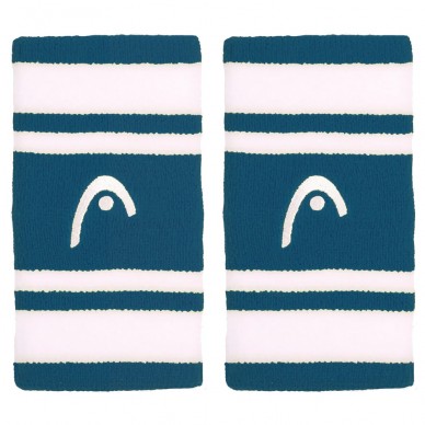 Polsini Head Striped 5 turchesi bianche