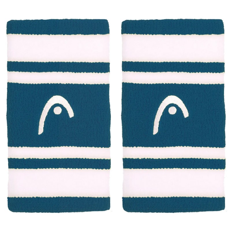 Polsini Head Striped 5 turchesi bianche