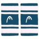 Polsini Head Striped 5 turchesi bianche