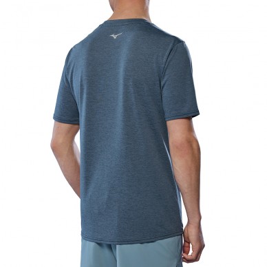 Maglietta Mizuno Core RB Tee blu indaco