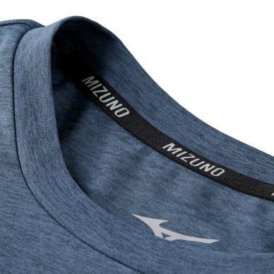 Maglietta Mizuno Core RB Tee blu indaco