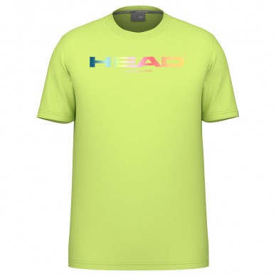 Maglietta Head Rainbow verde lima