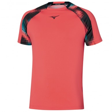 Maglietta Mizuno Tennis Shadow Tee rossa