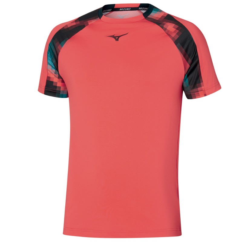 Maglietta Mizuno Tennis Shadow Tee rossa