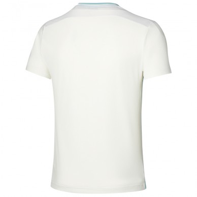Maglietta Mizuno Tennis Shadow Graphic Tee verde bianca