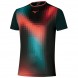 Maglietta Mizuno Tennis Shadow Graphic Tee nera rossa