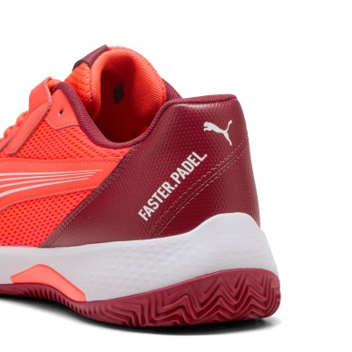 Scarpe Puma Nova Court rosso scuro cremisi 2025