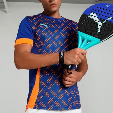 Maglietta Puma Individual Padel Graphic blu